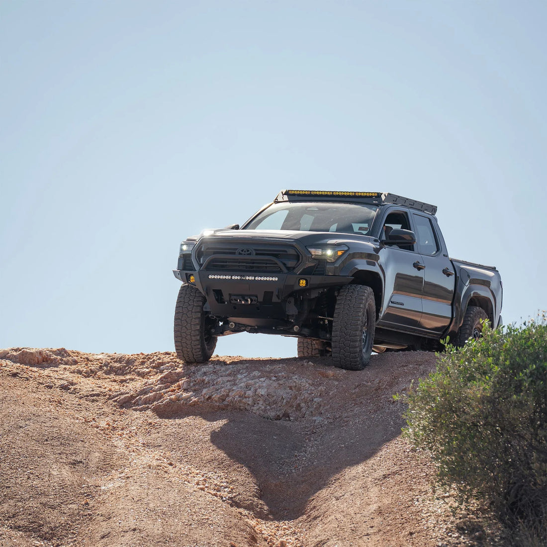 C4 Tacoma Overland Front Full-Height Bull Bar + Hoops 2024-2026 image 4