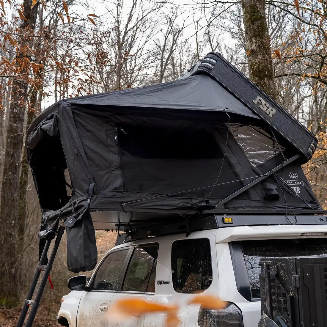 Free Spirit Kali King hard shell fold-out tent fully open