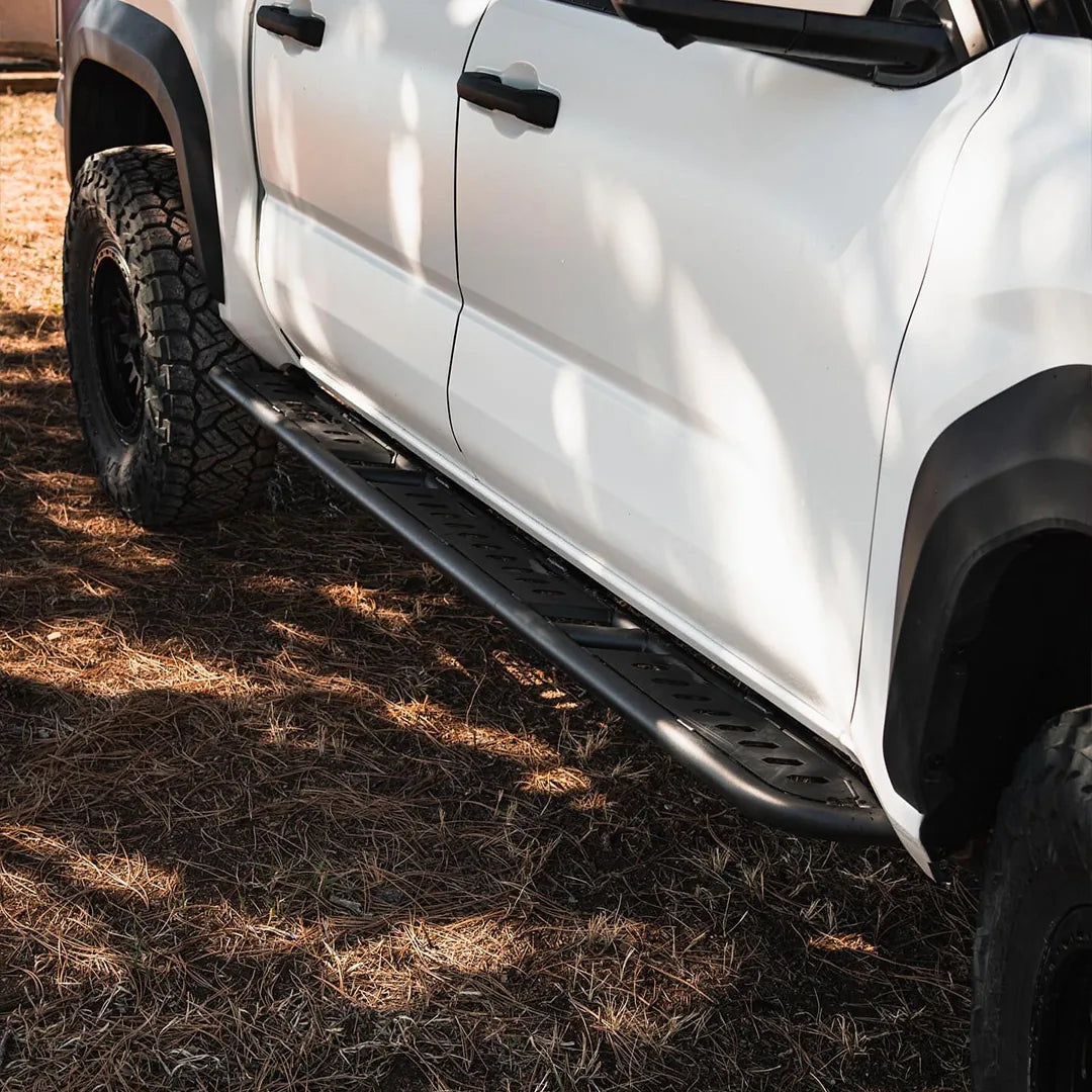 CBI Overland rock sliders on 2024 Toyota Tacoma 4