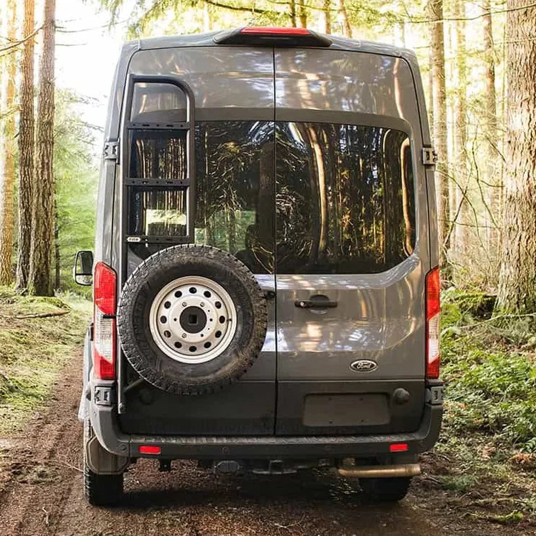 Flatline Transit Rear Ladder + Tire Carrier Short image 4
