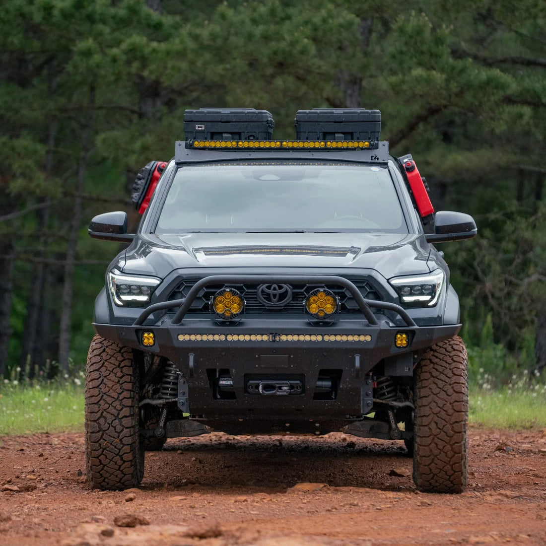 C4 4Runner Overland Front High Bar + Headlight Hoops 2025-2026 image 4