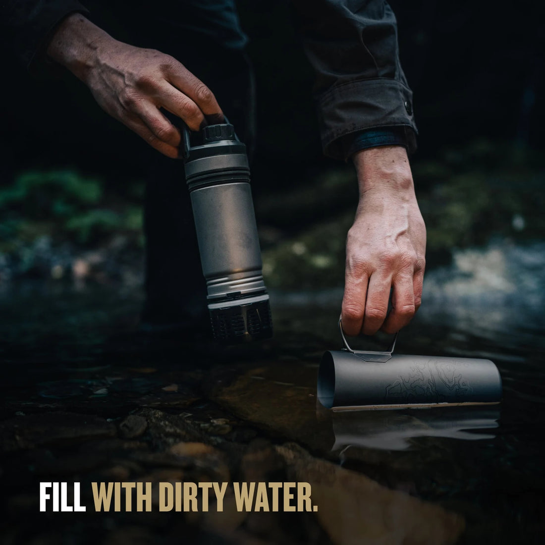 Filling the UltraPress Ti from a water source