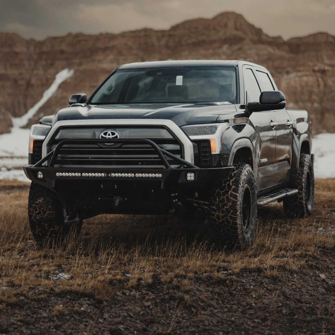 C4 Tundra Overland Front Full-Height Bull Bar + Hoops 2022-2026 image 4