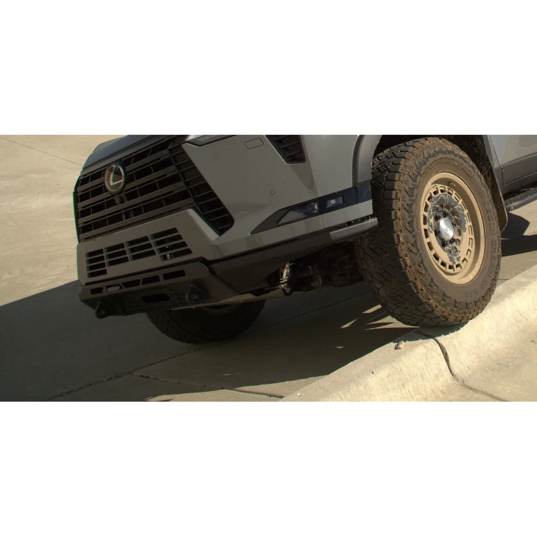 CBI Lexus GX550 front bumper approach angle lifestyle
