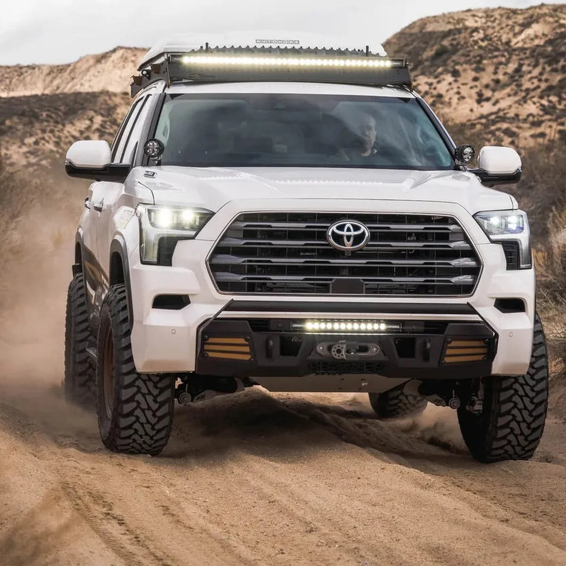 Prinsu Pro roof platform on Sequoia dust trail lifestyle