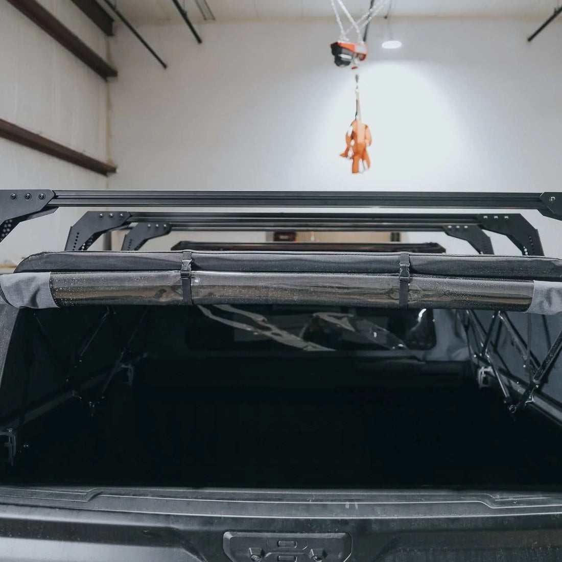 upTOP Soft Top TRUSS bed rack rear view