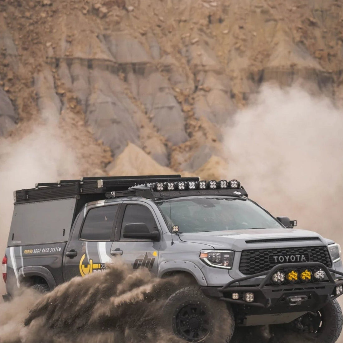 Prinsu Pro roof rack lifestyle on Toyota Tundra 5