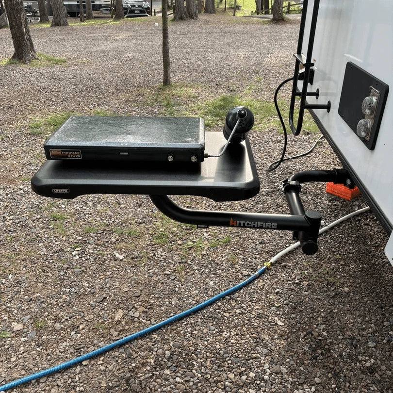DIY Dual Swing Arm installed and in use