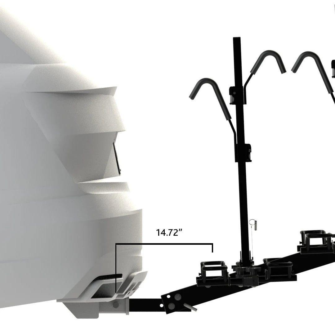 Swagman XTC 4 4-bike hitch rack lifestyle