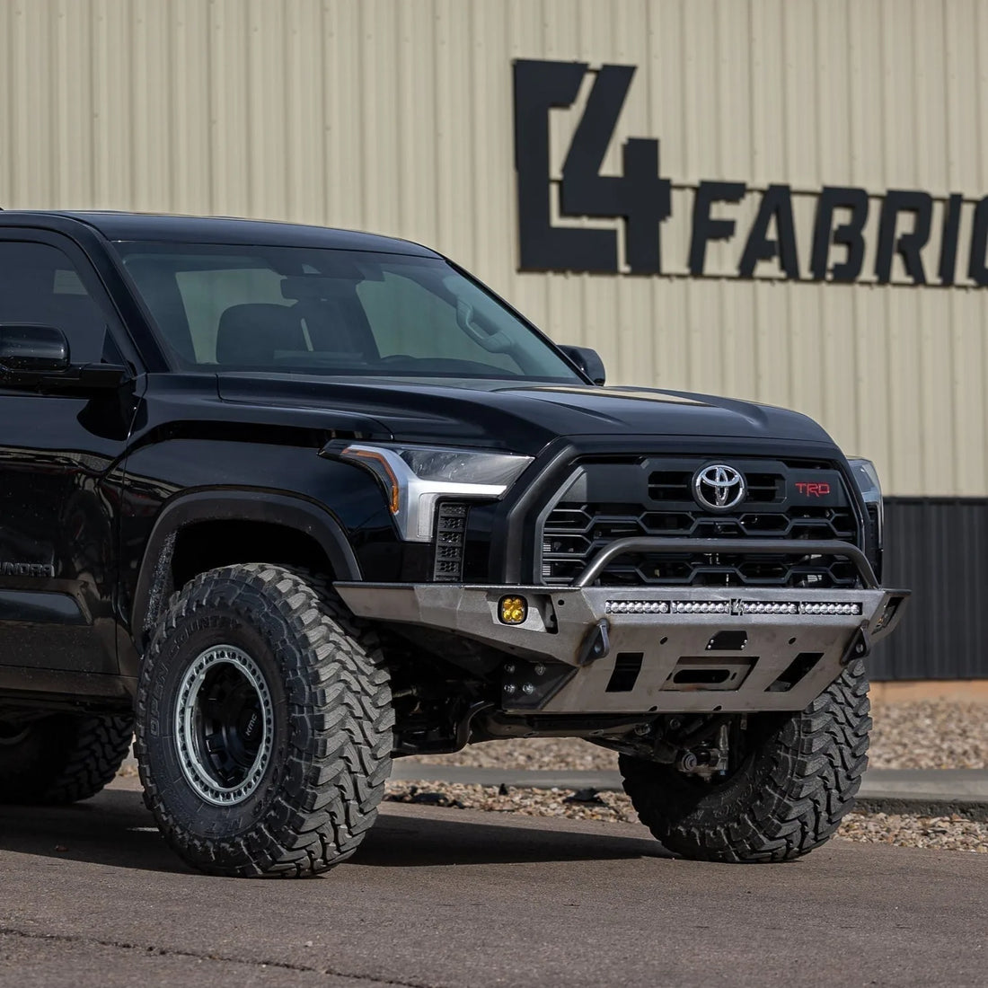C4 Tundra Overland Front Full-Height Bull Bar + Hoops 2022-2026 image 6