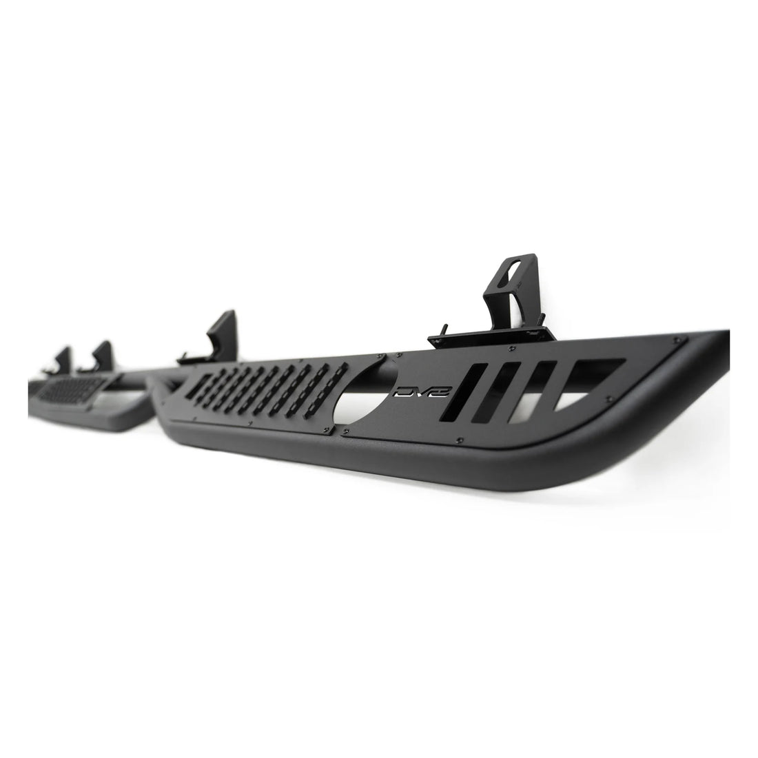 DV8 Offroad OE Plus Side Steps for Jeep Gladiator JT 2020-2026 - Textured Black, view 8