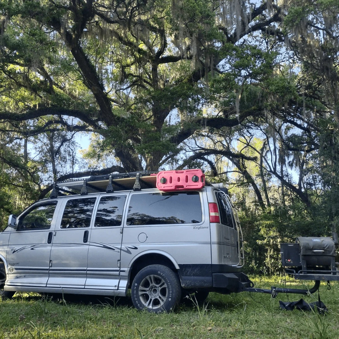 DIY Dual Swing Arm installed and in use