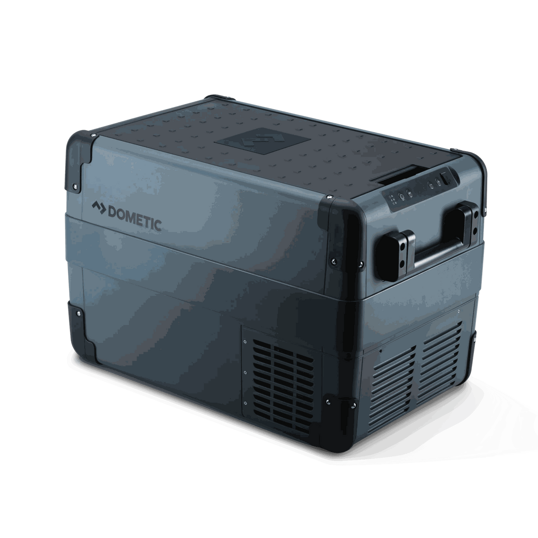 Dometic CFX2 37 electric cooler, front three-quarter view