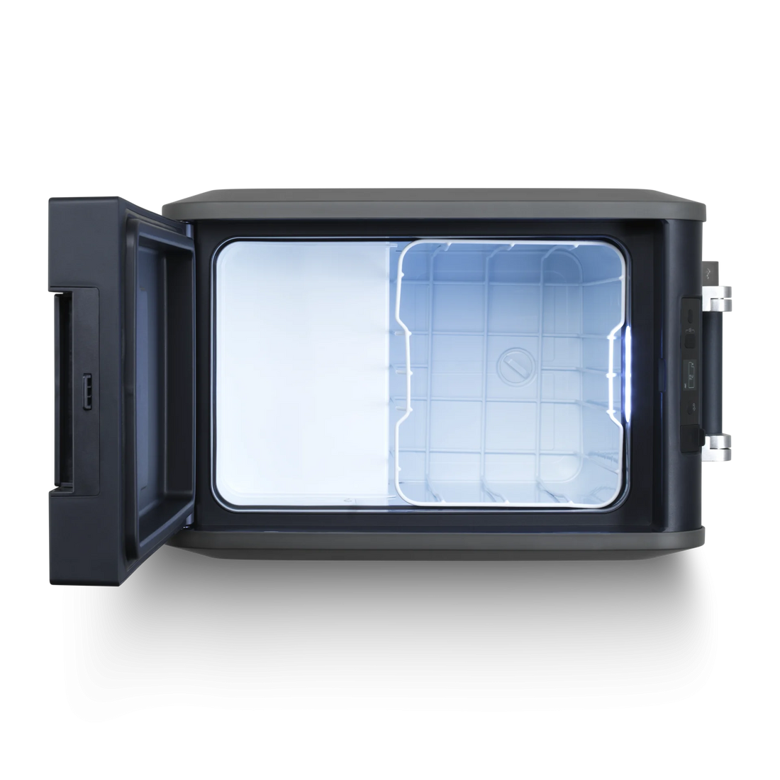 INside a Dometic CFX5 25 electric cooler