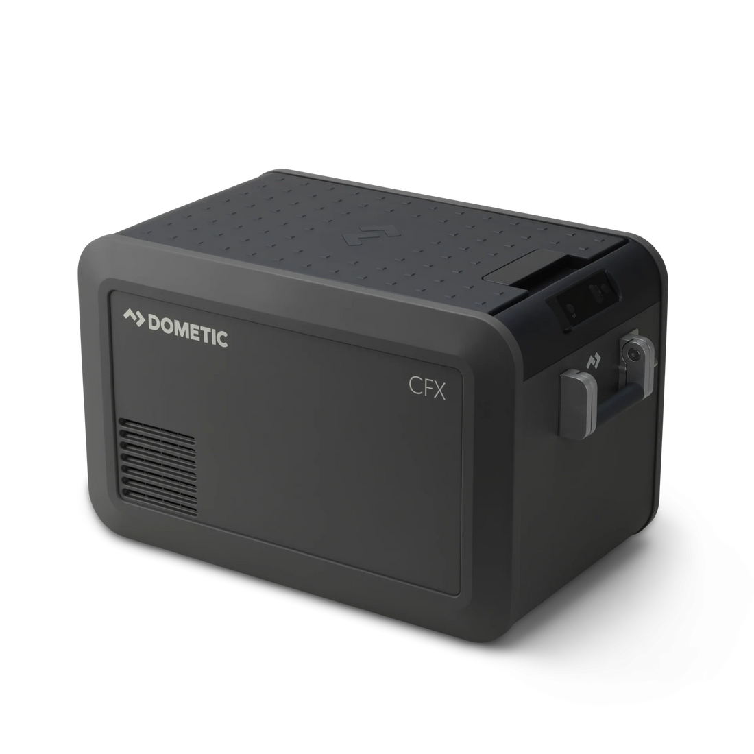 Black Dometic CFX power converter on a white background