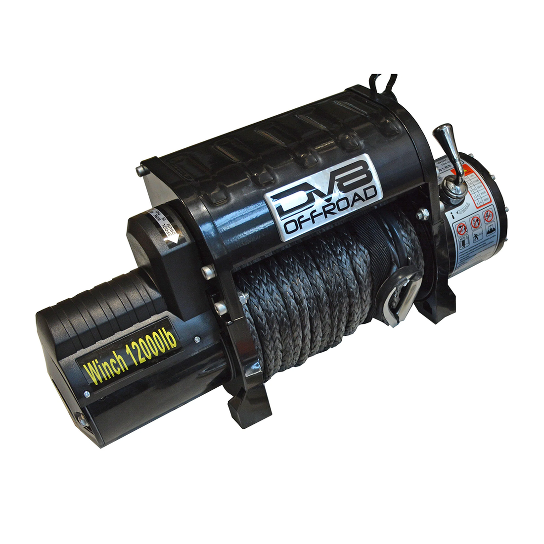 12,000 lbs Winch with Synthetic Rope