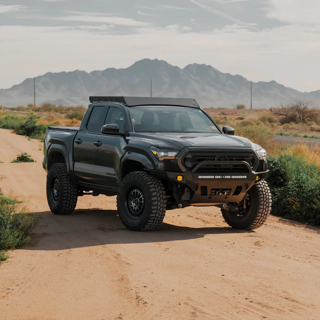C4 Tacoma Roof Rack w/ Optional Light Bar Mount 2024-2026 view 3