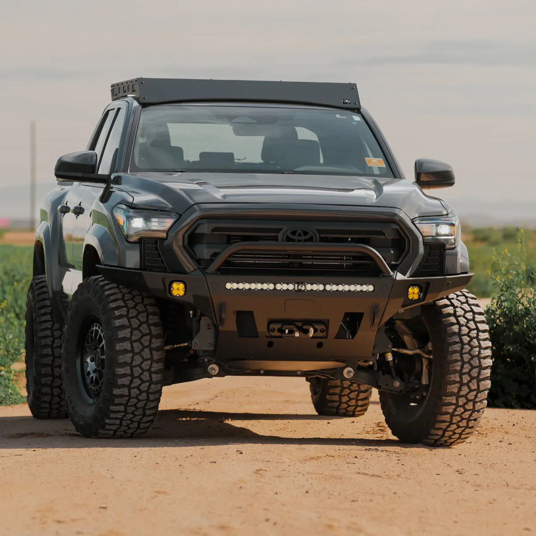 C4 Tacoma Roof Rack w/ Optional Light Bar Mount 2024-2026 view 4