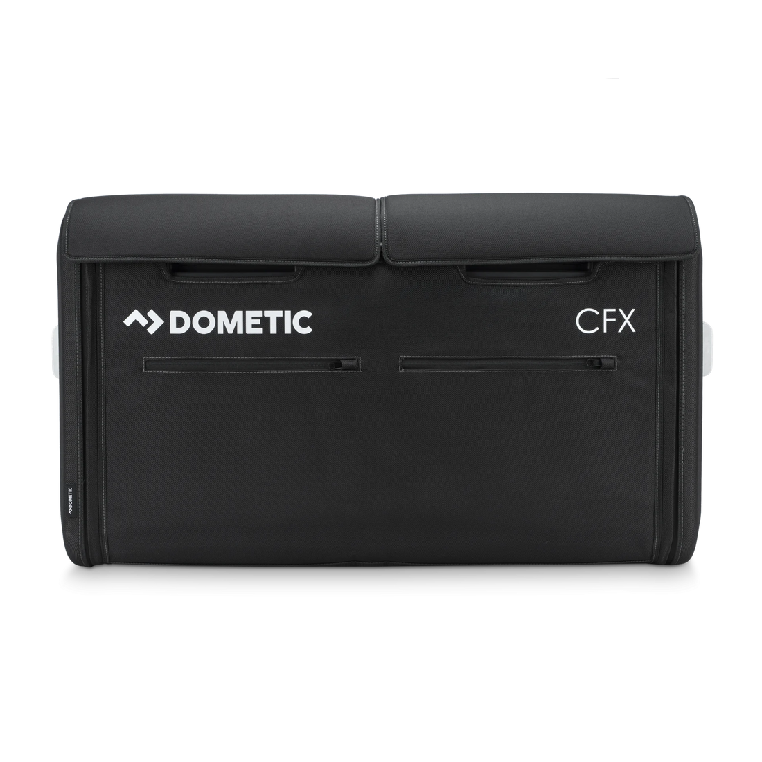 Black Dometic CFX cooler on a white background