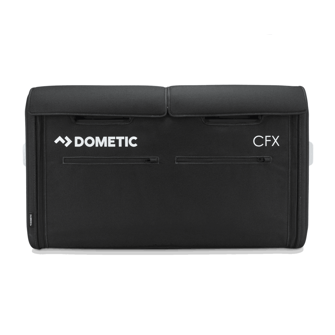 Black Dometic CFX cooler on a white background