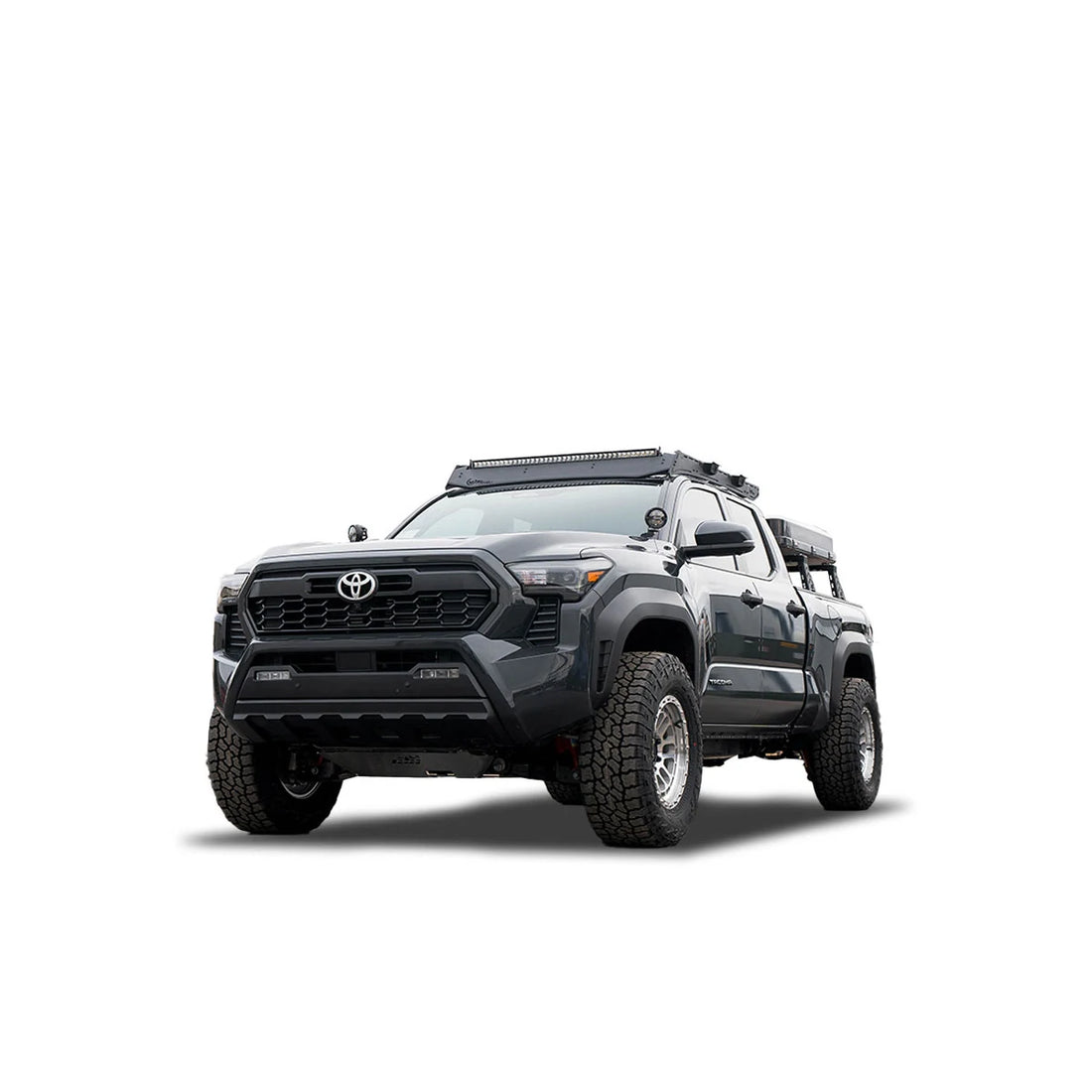 4th Gen Tacoma with Prinsu Pro aluminum cab roof rack lifestyle