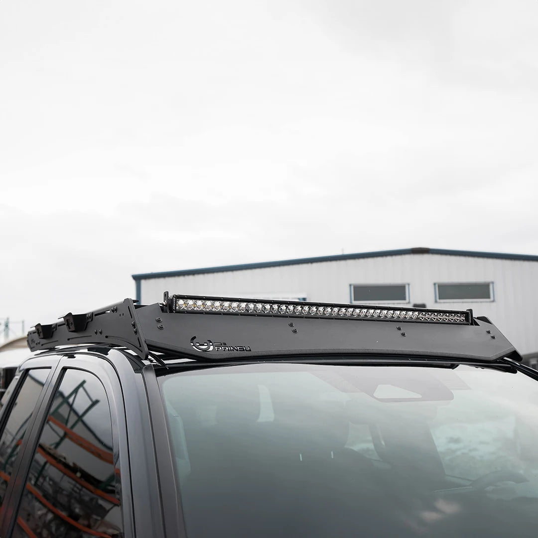 Prinsu Pro Standard wind deflector cab rack on Tacoma TRD