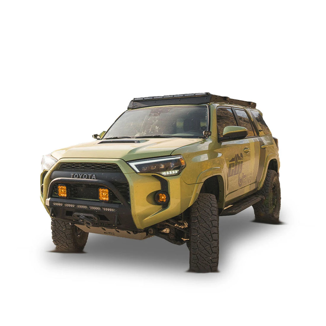 5th Gen 4Runner with Prinsu Pro aluminum full roof platform