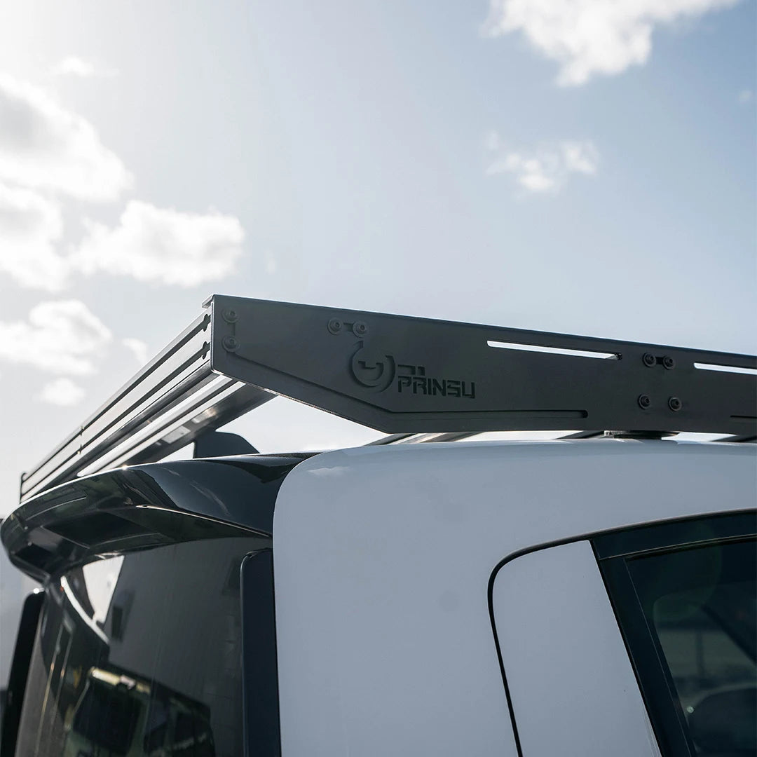 Prinsu Pro Rivian R1T roof rack on-vehicle product view