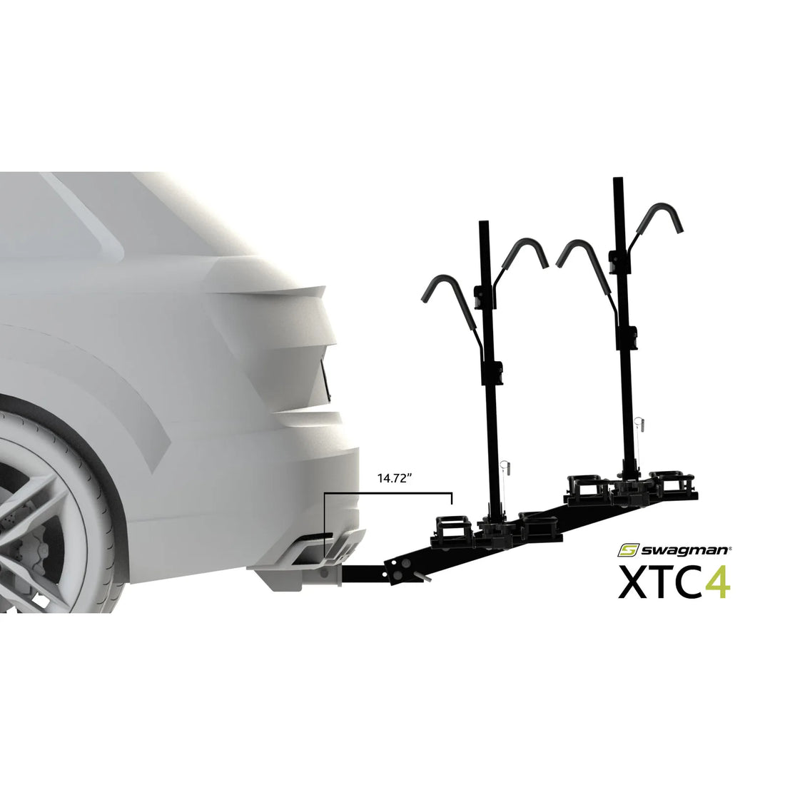 Swagman XTC 4 4-bike hitch rack lifestyle