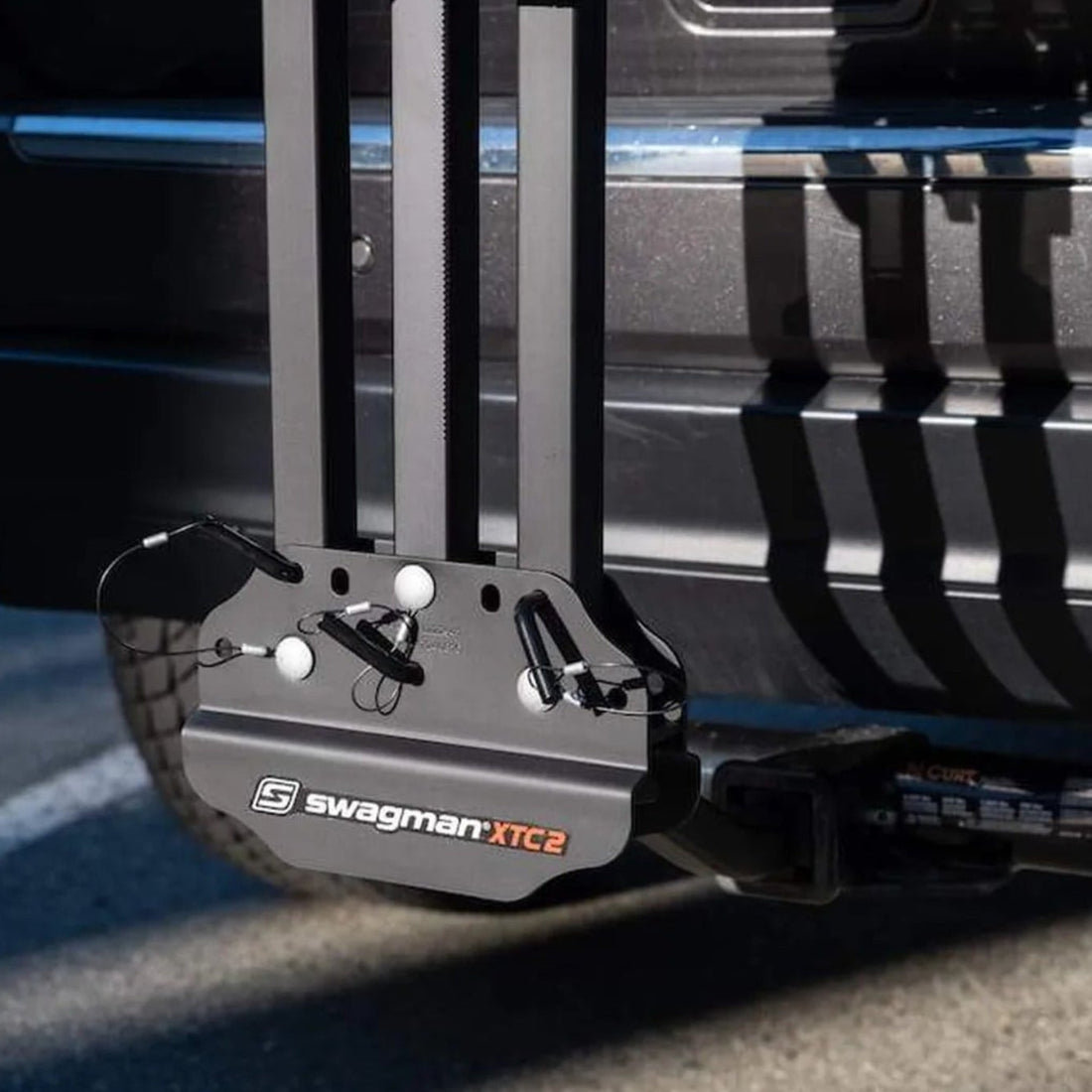 XTC 2 2-bike hitch rack lifestyle