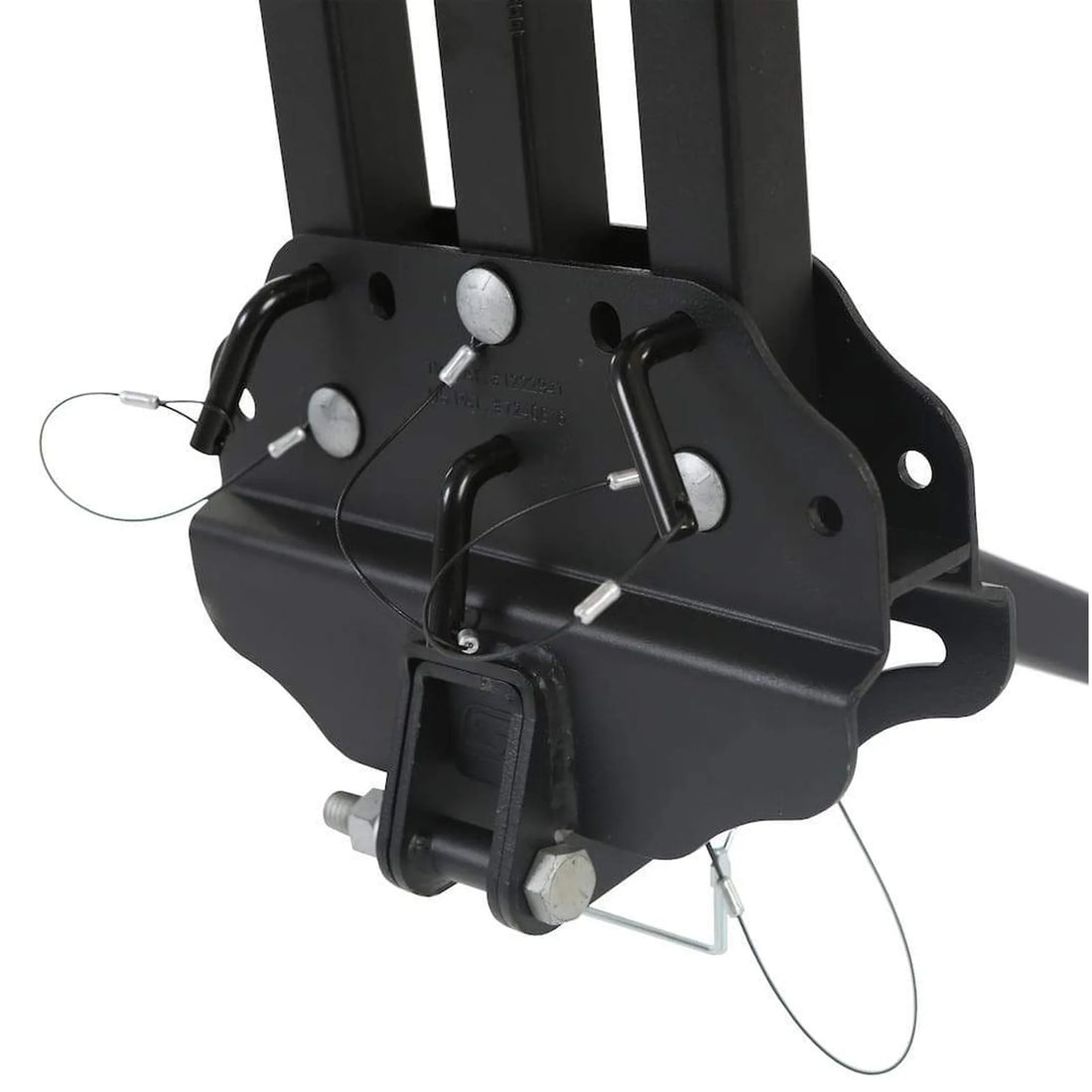 XTC 2 TILT hitch rack tilted for rear vehicle access