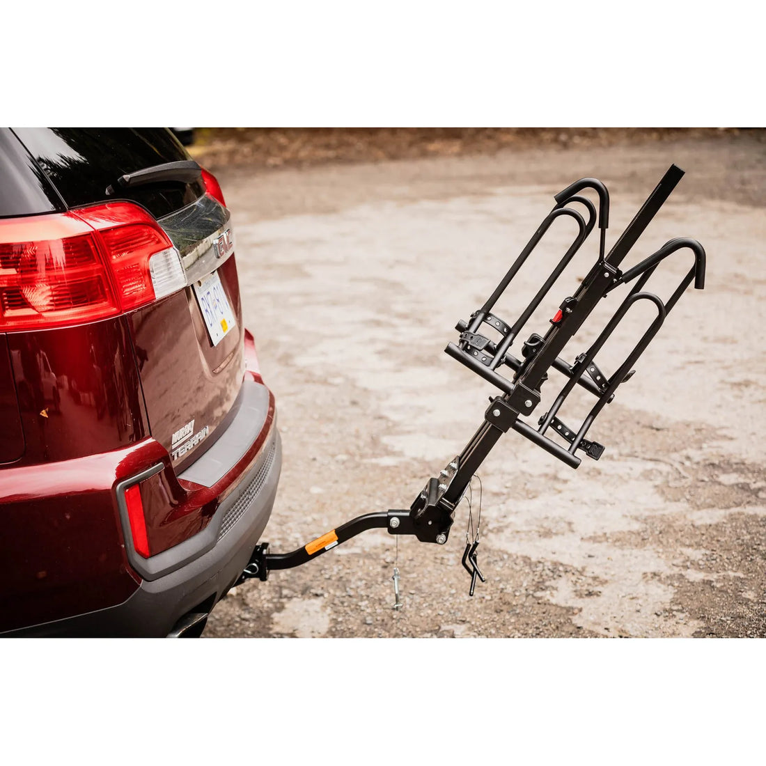 Swagman XTC 2 TILT 2-bike hitch rack lifestyle