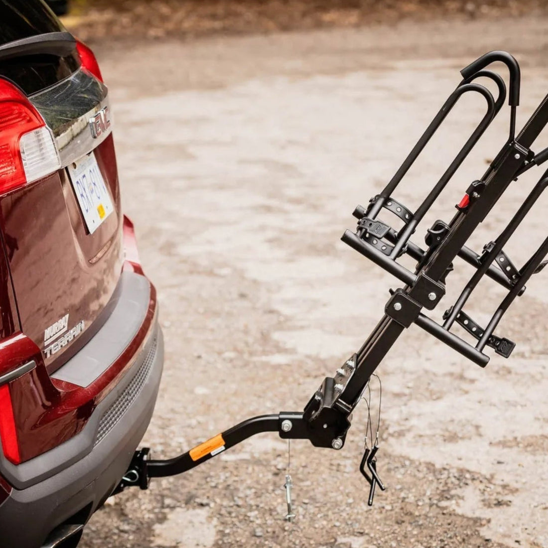 Swagman XTC 2 TILT 2-bike hitch rack lifestyle