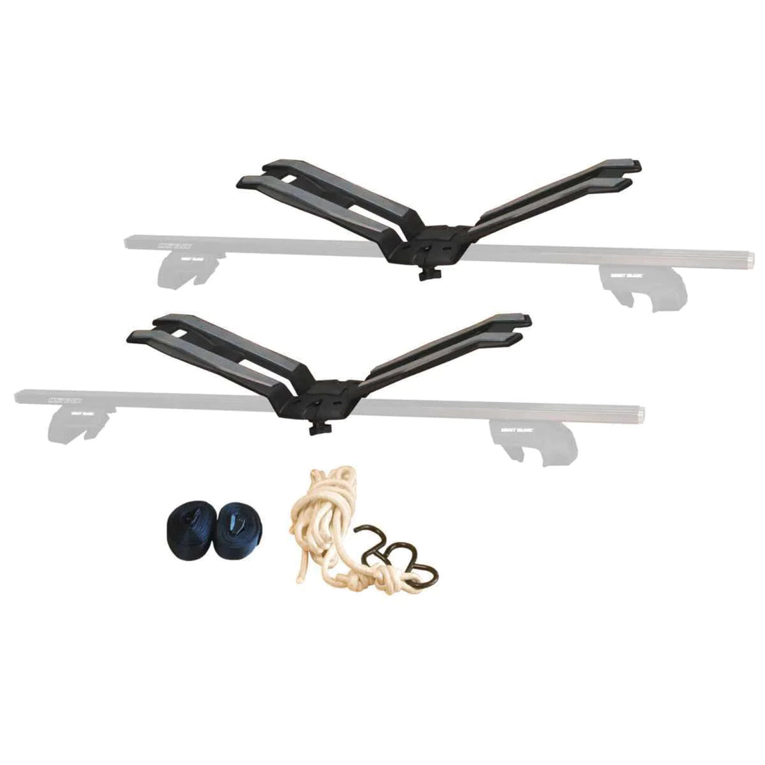 EXO Aero V-Shape Kayak Roof Carrier - Saddle Style Single Kayak Rack