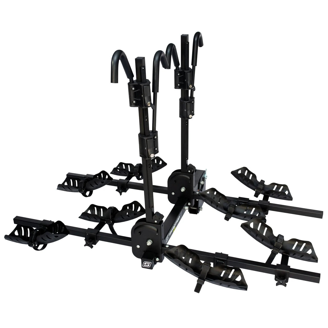 Swagman Quad 2+2 hitch bike rack carrying multiple bikes on a 2 inch hitch