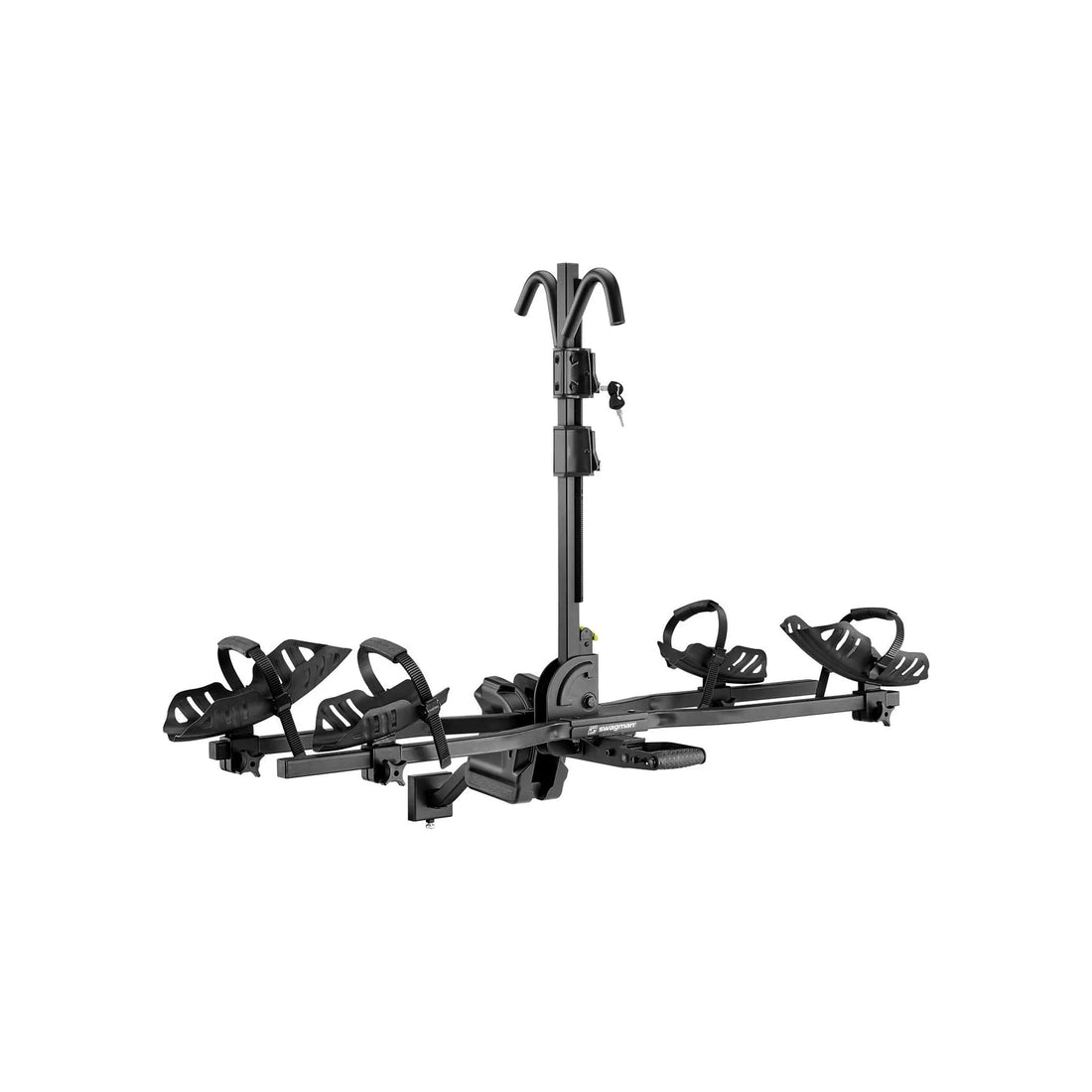 Swagman Current Pro 2-bike eBike hitch rack on a vehicle receiver