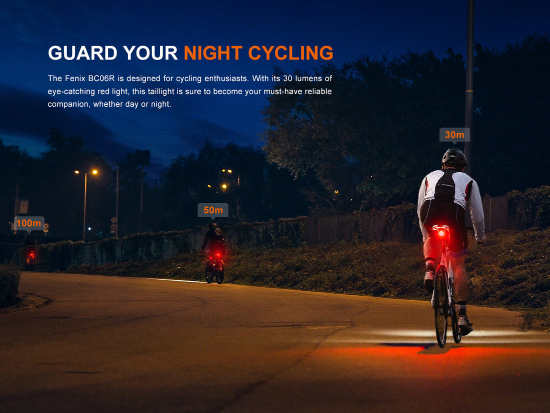 Fenix BC06R Smart Bike Taillight - Brake Sensing Rear Light