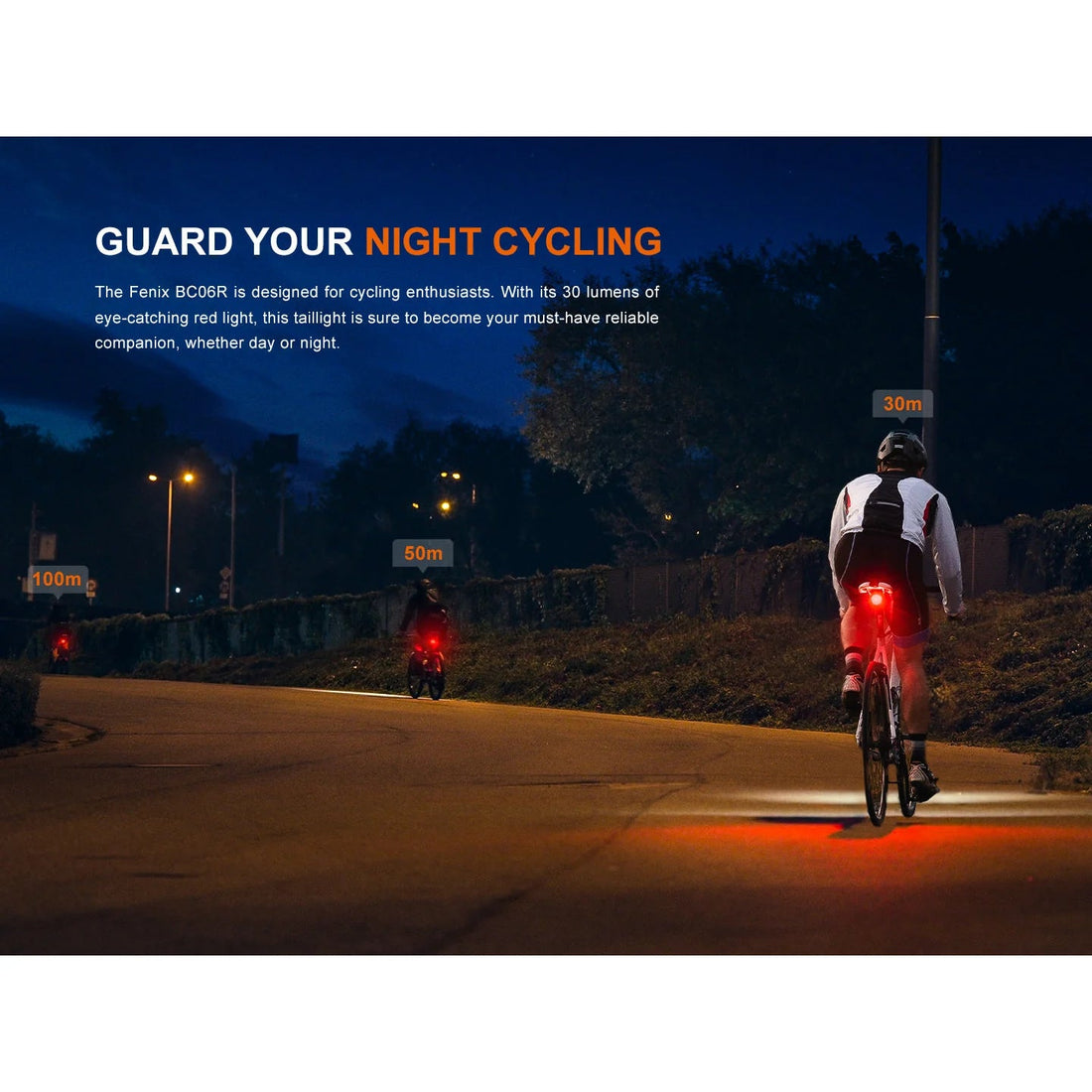 Fenix BC06R Smart Bike Taillight - Brake Sensing Rear Light