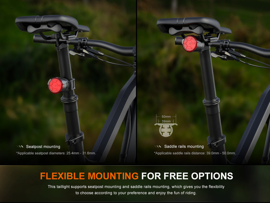 Fenix BC06R Smart Bike Taillight - Brake Sensing Rear Light