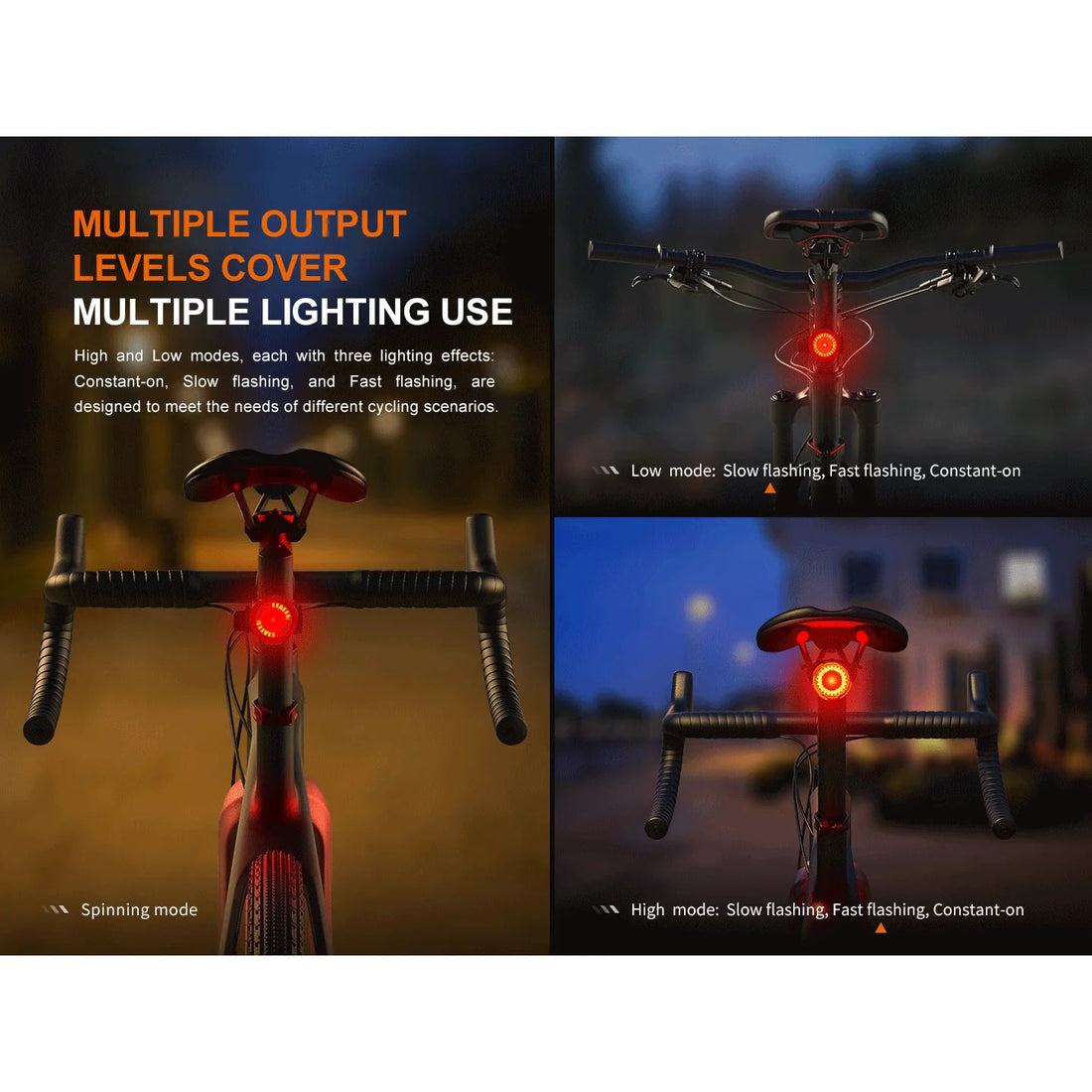 Fenix BC06R Smart Bike Taillight - Brake Sensing Rear Light