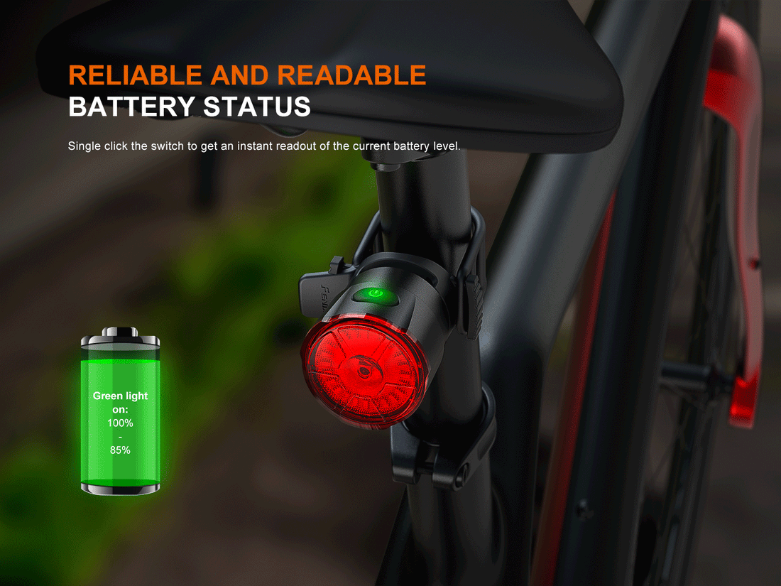 Fenix BC06R Smart Bike Taillight - Brake Sensing Rear Light