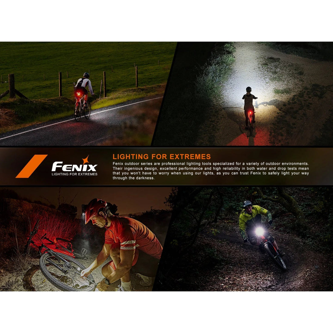Fenix BC06R Smart Bike Taillight - Brake Sensing Rear Light