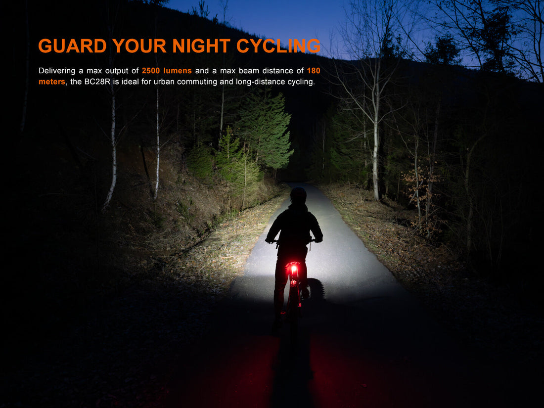 Fenix BC28R Smart Bike Light Combo - Head & Tail Lights
