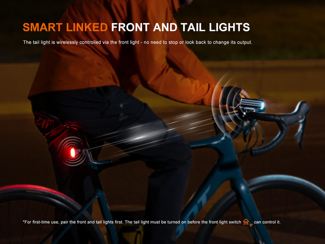 Fenix BC28R Smart Bike Light Combo - Head & Tail Lights