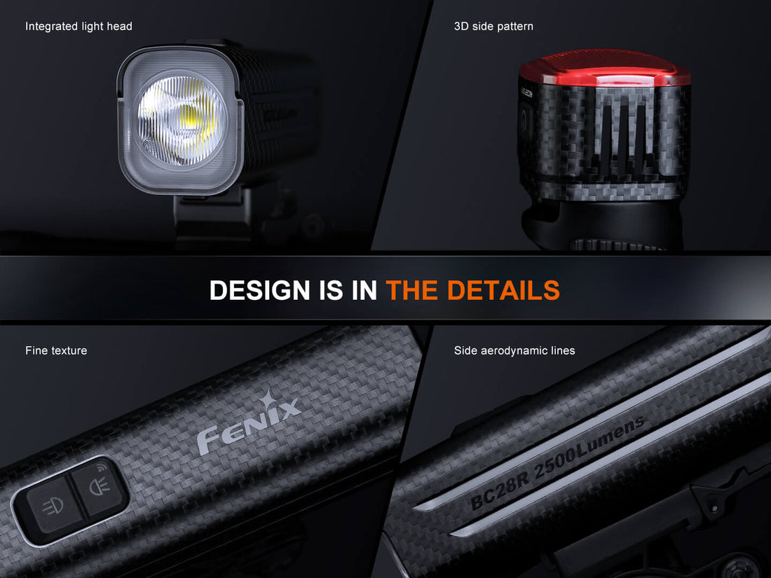 Fenix BC28R Smart Bike Light Combo - Head & Tail Lights