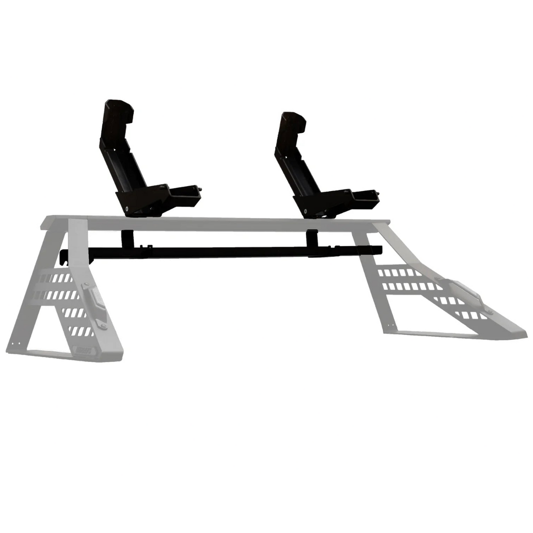 Moto Chase Rack with two black brackets on a white background