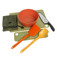 Camp Kitchen Set - 47-Piece All-in-One Camping Cookware Set & Cooking Kit for 2-4 People