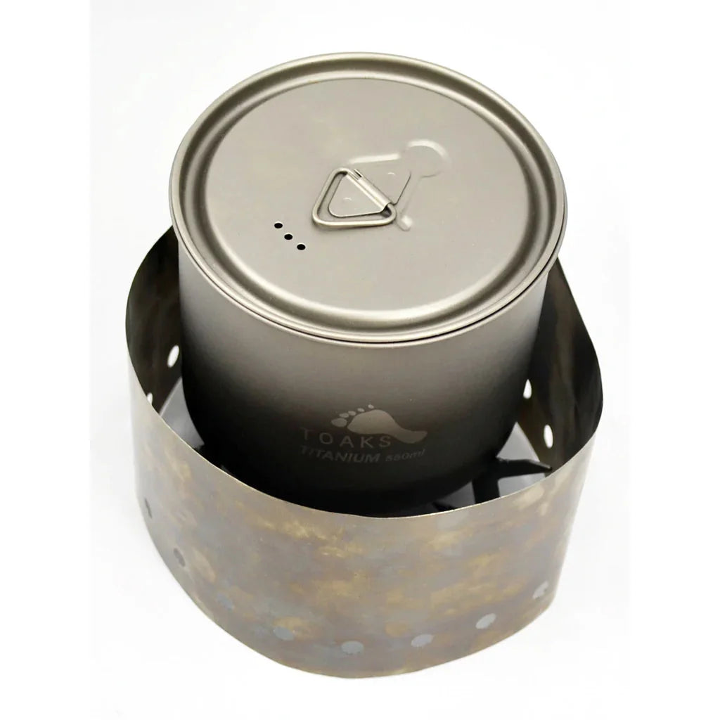TOAKS Ultralight Titanium Solid Fuel Cook System
