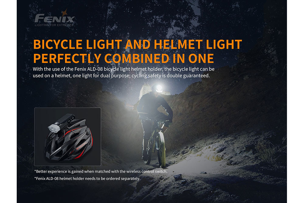 Fenix BC30 V2.0 MTB Bike Light - 2200 Lumen Wireless Remote