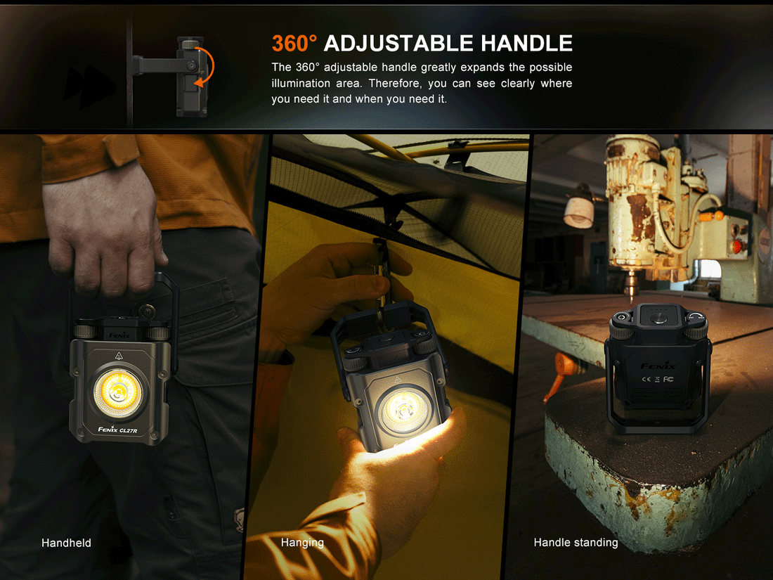 Fenix CL27R Rechargeable Lantern - Flood & Spot with Color Temp Control